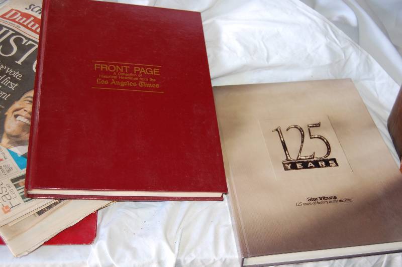 lot 41 image: Front Page Headline Books AND MORE