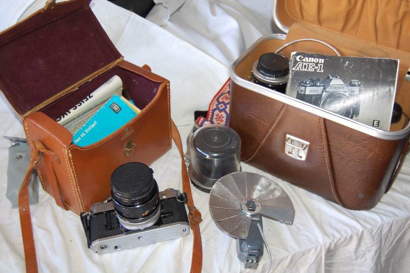 lot 43 image: Canon AE1 Camera and Accessories