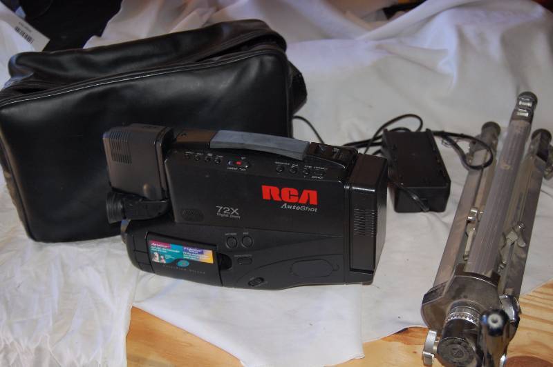 lot 45 image: RCA Video Camera with Tripod