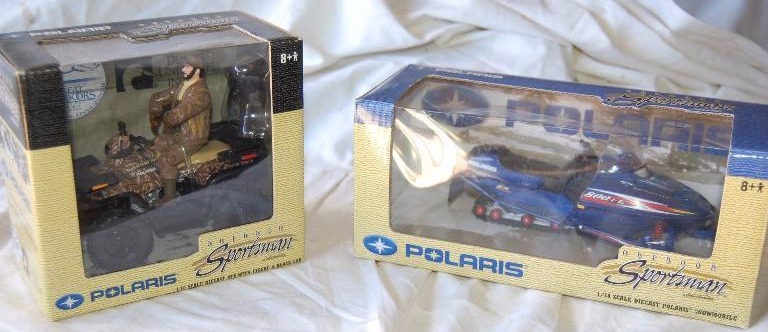 lot 74 image: Diecast ATV and Snowmobile