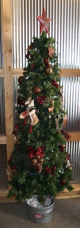 lot 164 image: Christmas Tree with Ornaments