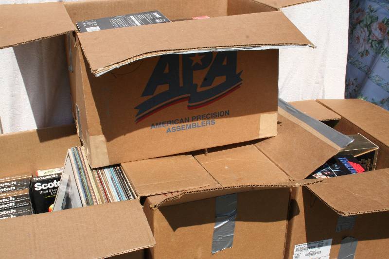 lot 272 image: VHS Tapes and Records