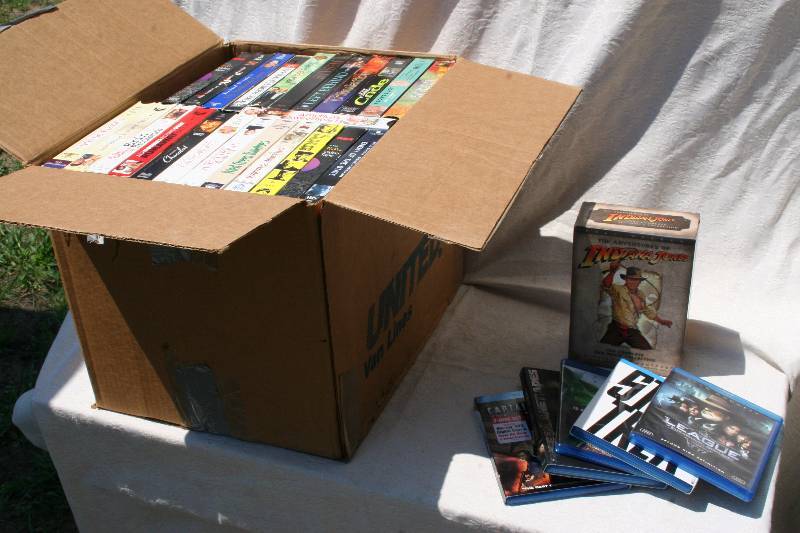 lot 287 image: Blu-Rays, DVDs, and VHS