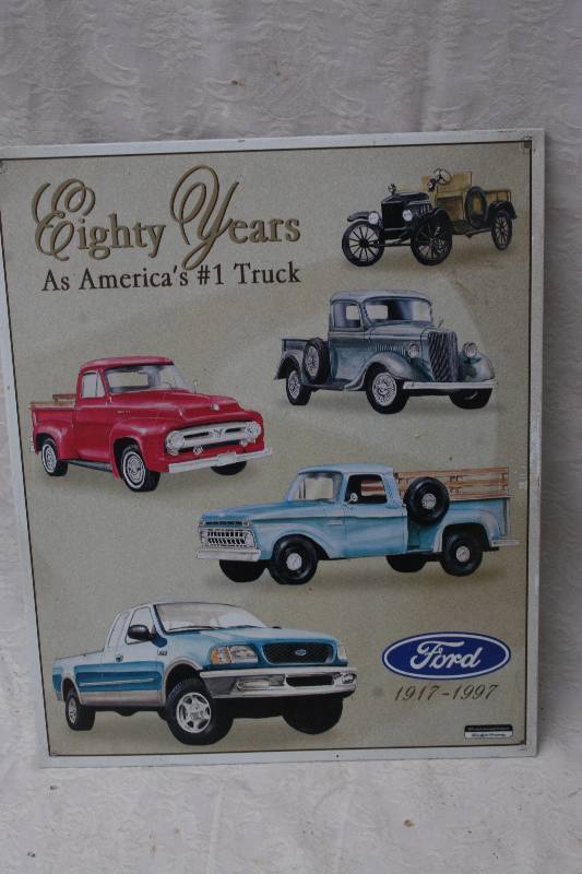 lot 347 image: Metal Sign