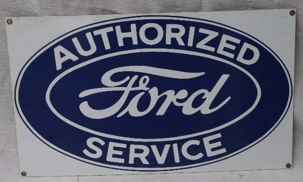 lot 352 image: Metal Sign