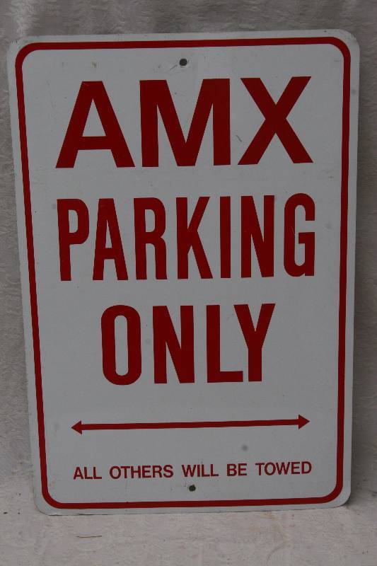lot 357 image: Metal Sign