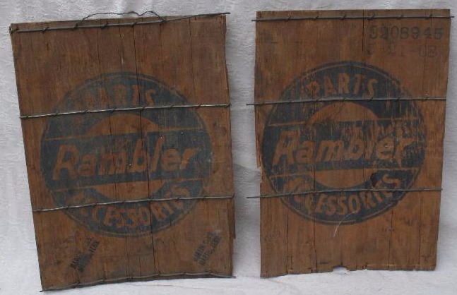 lot 360 image: Wooden Crate Signs