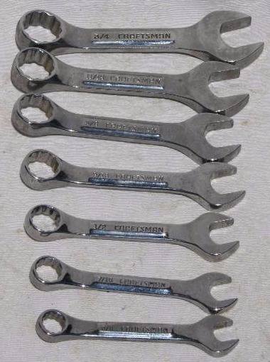 lot 597 image: Stubby Wrenches