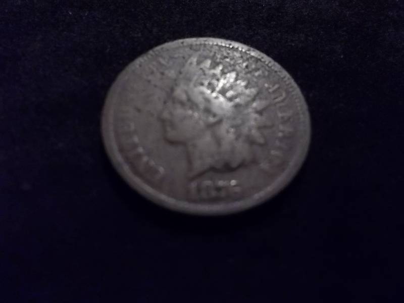 1876 Indian Head  Cent