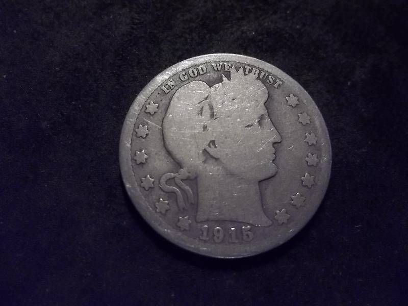 1915  Barber Quarter