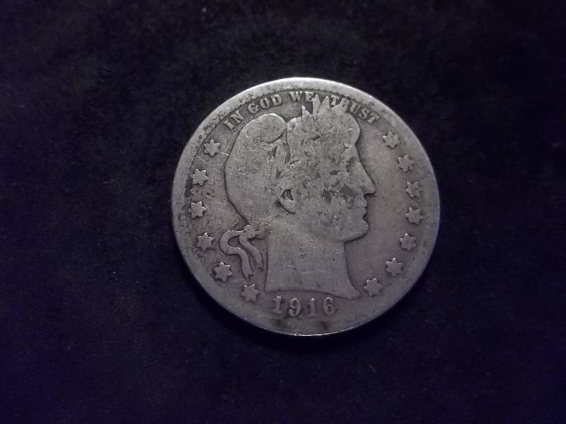 1916 D Barber Quarter