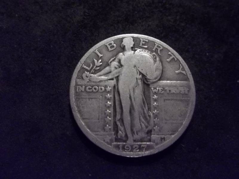 1927 Standing Liberty Quarter Very Strong Date