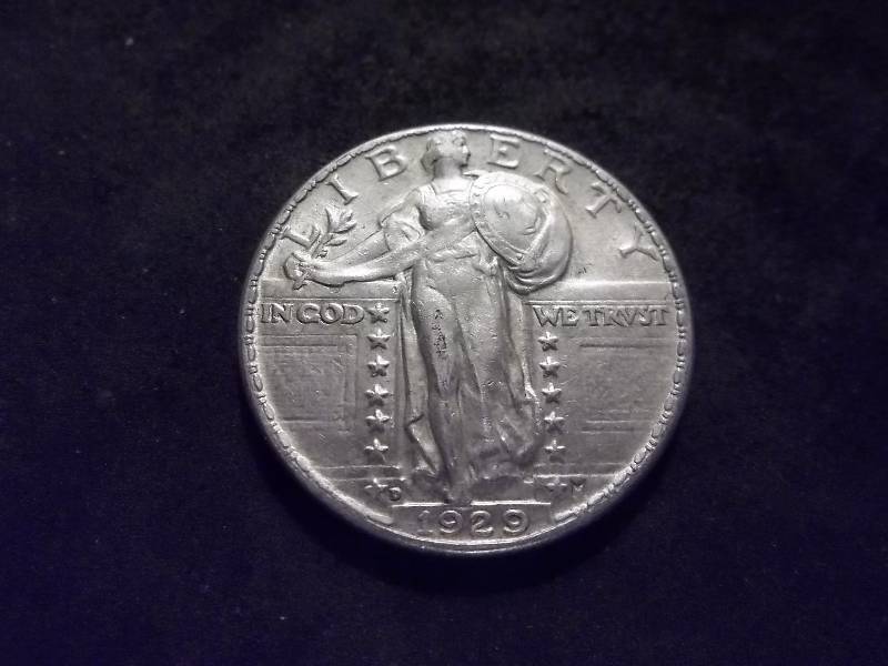1929 D Standing Liberty Quarter Very High Grade MS