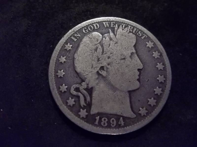 1894 Barber Half Dollar Rare Date  (In VF $100.00)