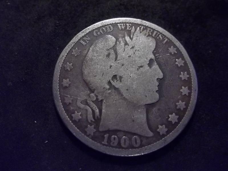 1900 O Barber Half Dollar