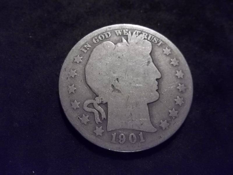 1901 Barber Half Dollar
