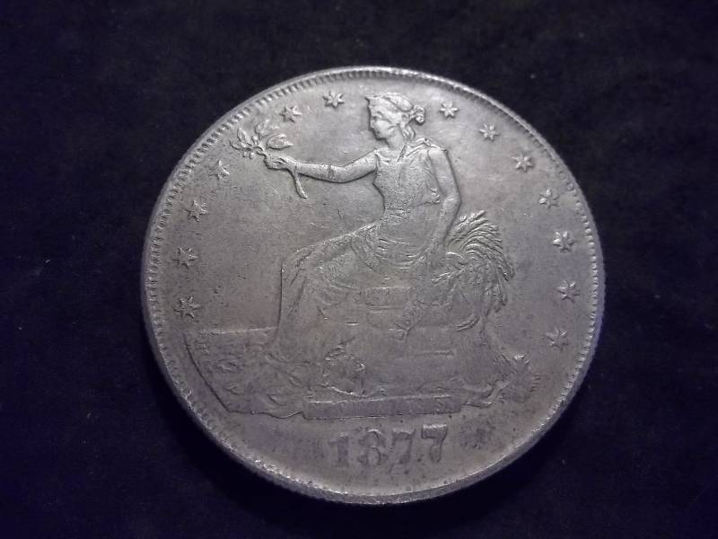 1877 S Trade Dollar Possible Fake Buyers Should Inspect Prior To Bidding High Value Coin