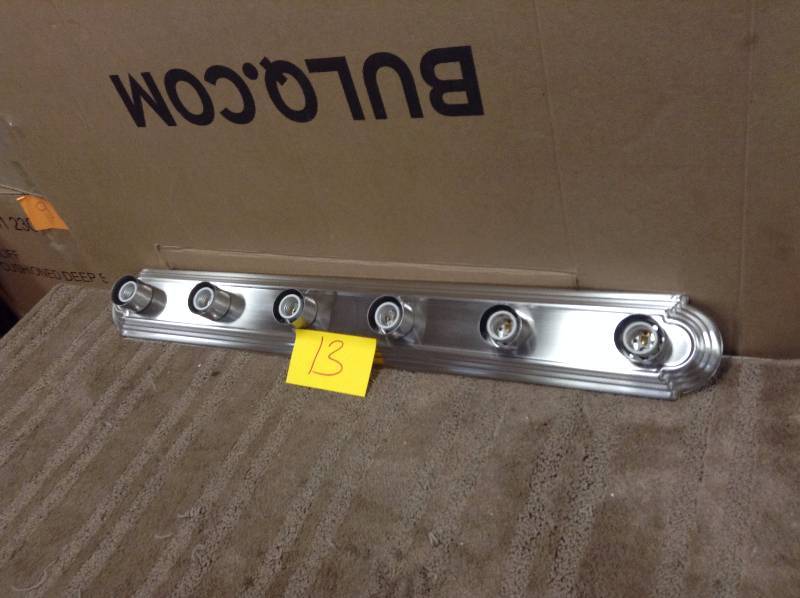 lot 13 image: Sea Gull Lighting - 4702-962 - Six-light Chrome Wallbath