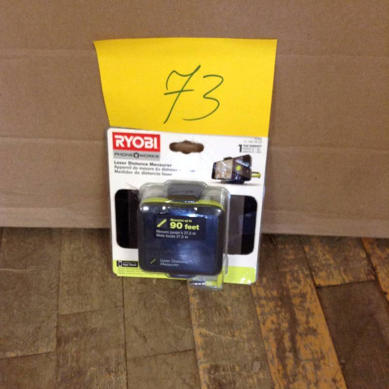 lot 73 image: Ryobi Laser Distance Measurer