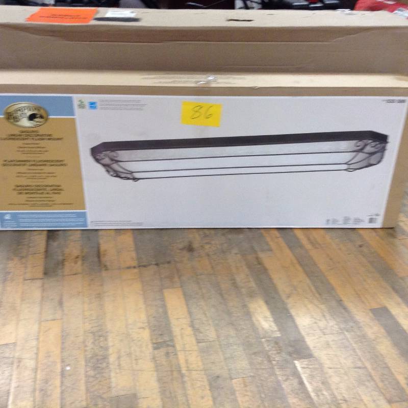 lot 86 image: Hampton Bay Saguro Linear decorative Flush Mount