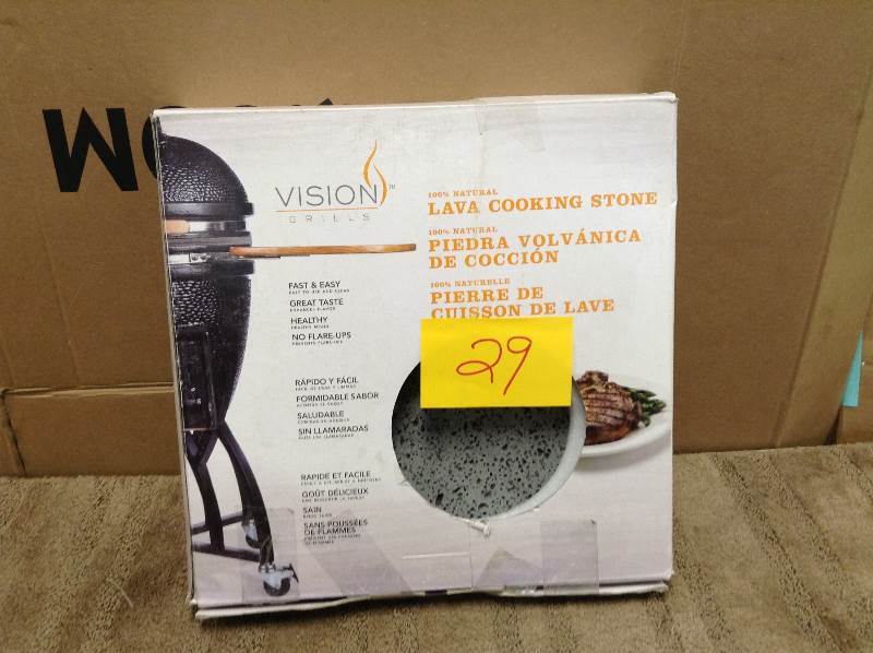 lot 29 image: Vision Grills Lava Cooking Stone