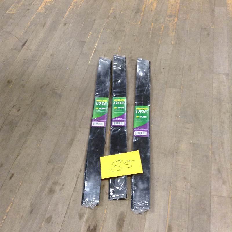 lot 85 image: Lot of 3 Weedeater One 26 Blades