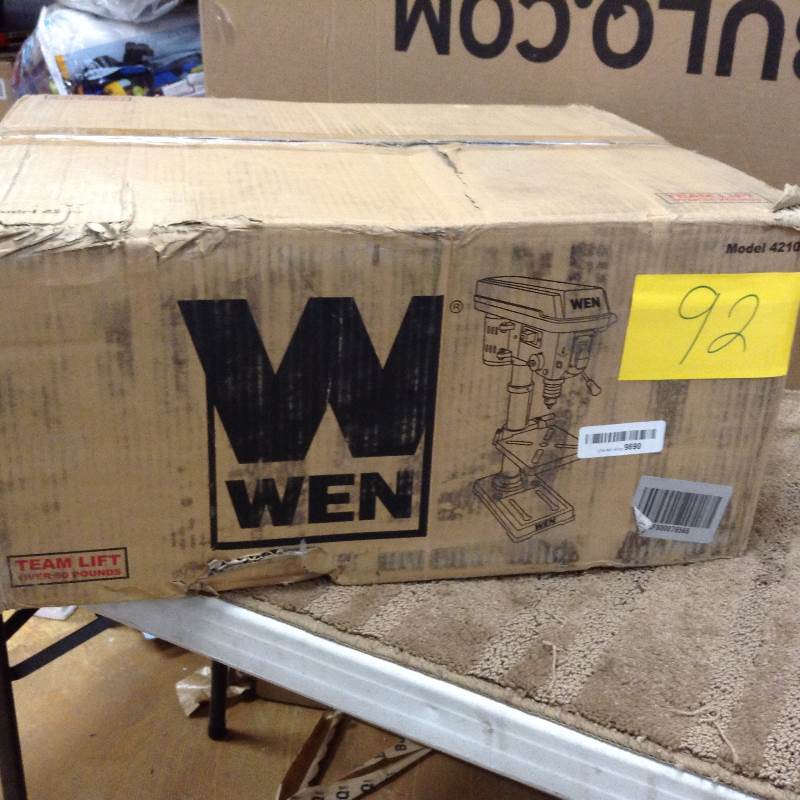 lot 92 image: Wen 10 in Drill Press with Laser
