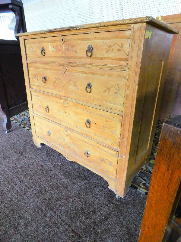 VINTAGE CHEST OF DRAWERS  DRESSER