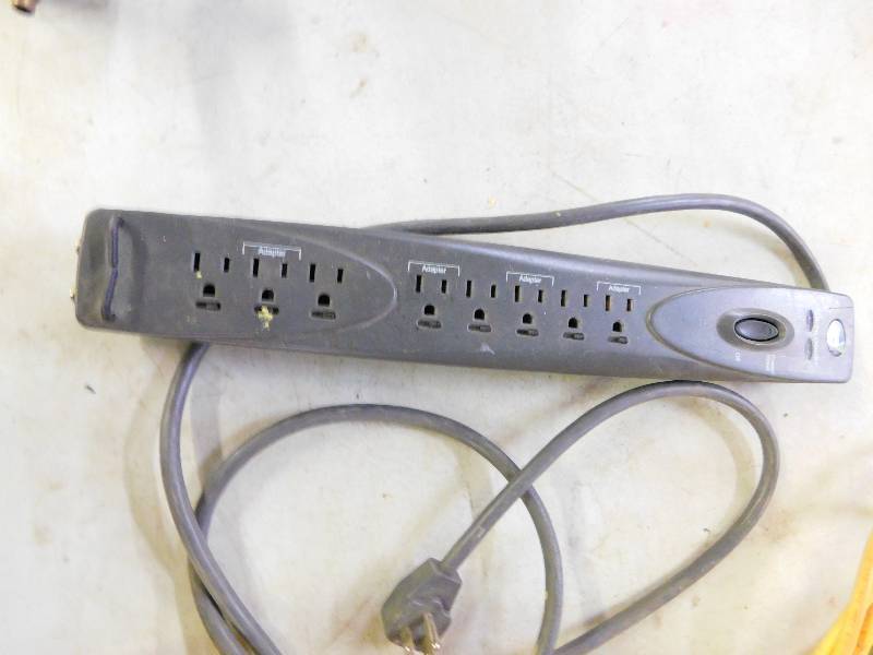 EXTENSION CORD AND POWER STRIP