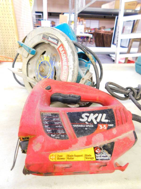 SKIL SAW AND MAKITA CIRCULAR SAW
