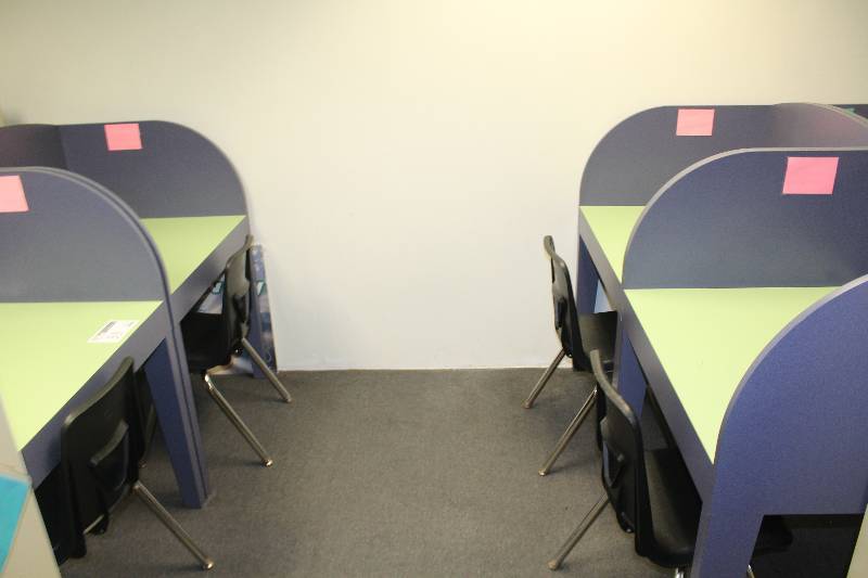 Lot of (8) Office Furniture Includes 4) Personal Cubicles AND 4) Chairs