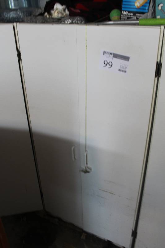 lot 99 image: 2-Door 2-Shelf Cabinet