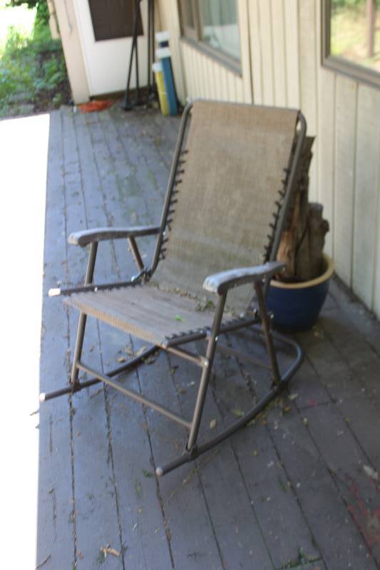 lot 124 image: Patio Rocker