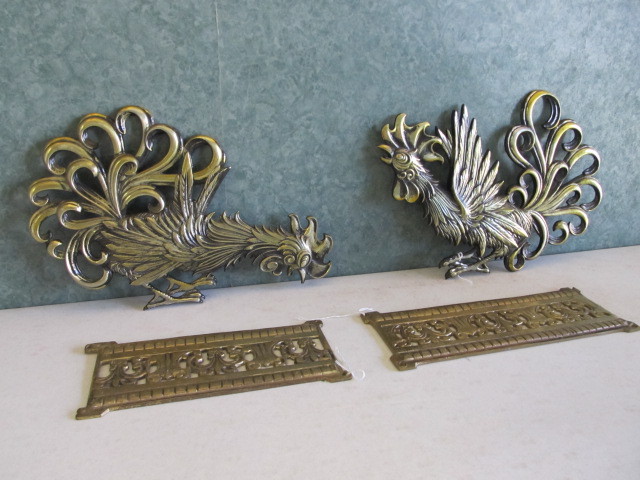 Vintage Brass &amp Metal Wall Hangings