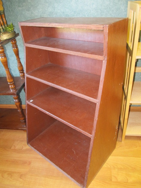 Vintage Cascading Wood Shelf