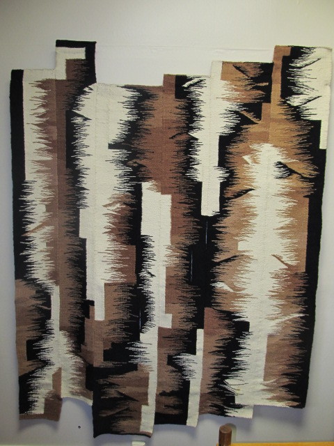 Large Vintage Woven Wall Tapestry