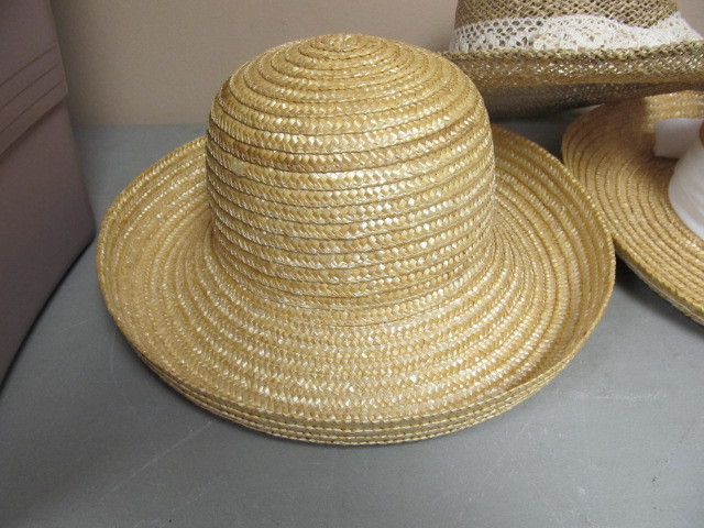 Group of Ladies Straw Hats