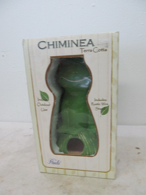 lot 17 image: Unused Terra Cotta CHIMNEA Frog