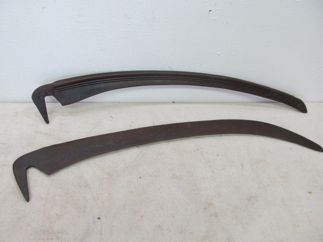 lot 25 image: 2 Antique Threshing Scythe Blades