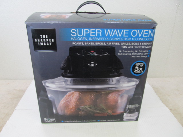 lot 46 image: SHARPER IMAGE Super Wave Oven