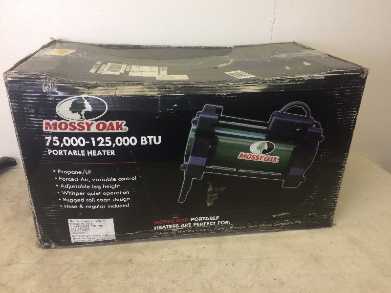 lot 93 image: UNUSED Mossy Oak Portable Heater