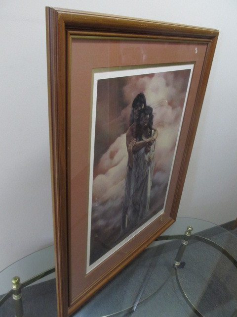 lot 12 image: Framed Signed & Numbered Native American Print