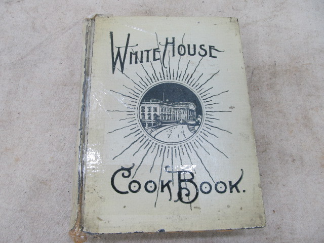 lot 108 image: Antique White House Cookbook 