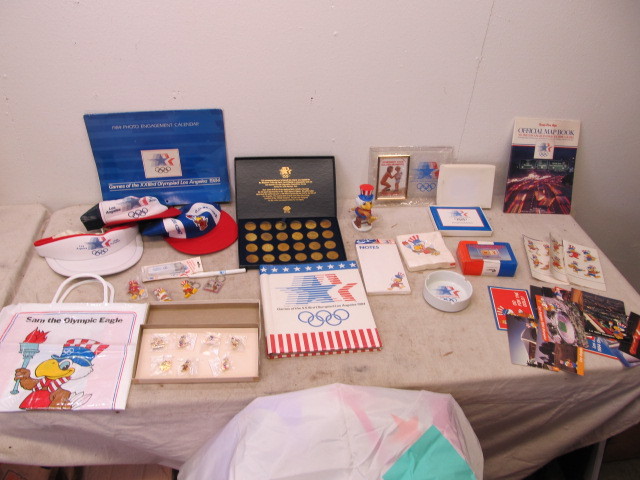 lot 111 image: Large Collection of 1984 Olympics Memorabilia