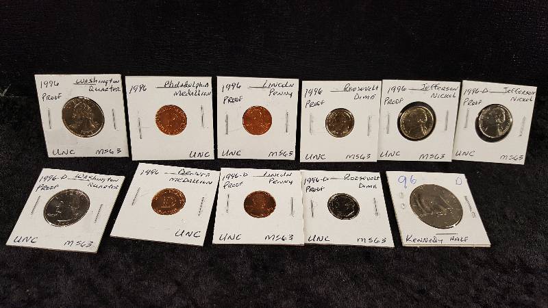 Lot - Uncirculated Coins, Misc