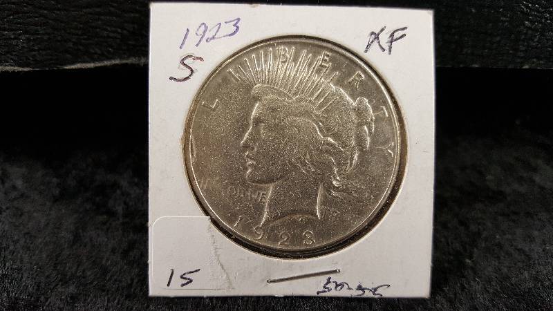 1923 Peace Silver Dollar, 90%