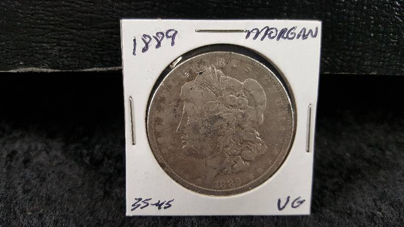1889 Morgan Silver Dollar, 90%