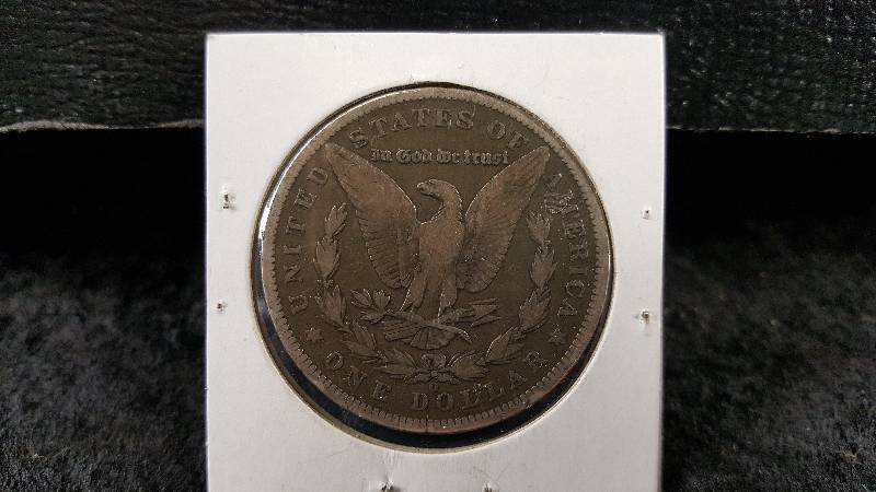 1890 O Morgan Silver Dollar, 90%