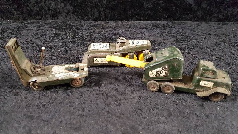 Lot -  3 Linemar Military Tin Toys