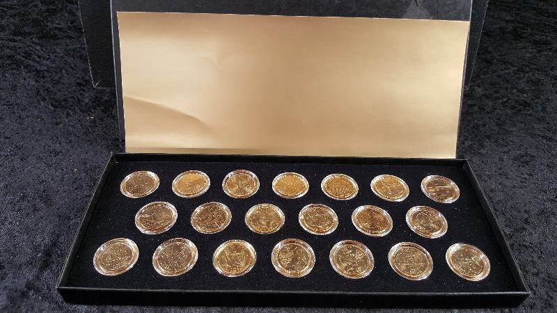 2001 & 2002 P&D Gold Plated State Quarters